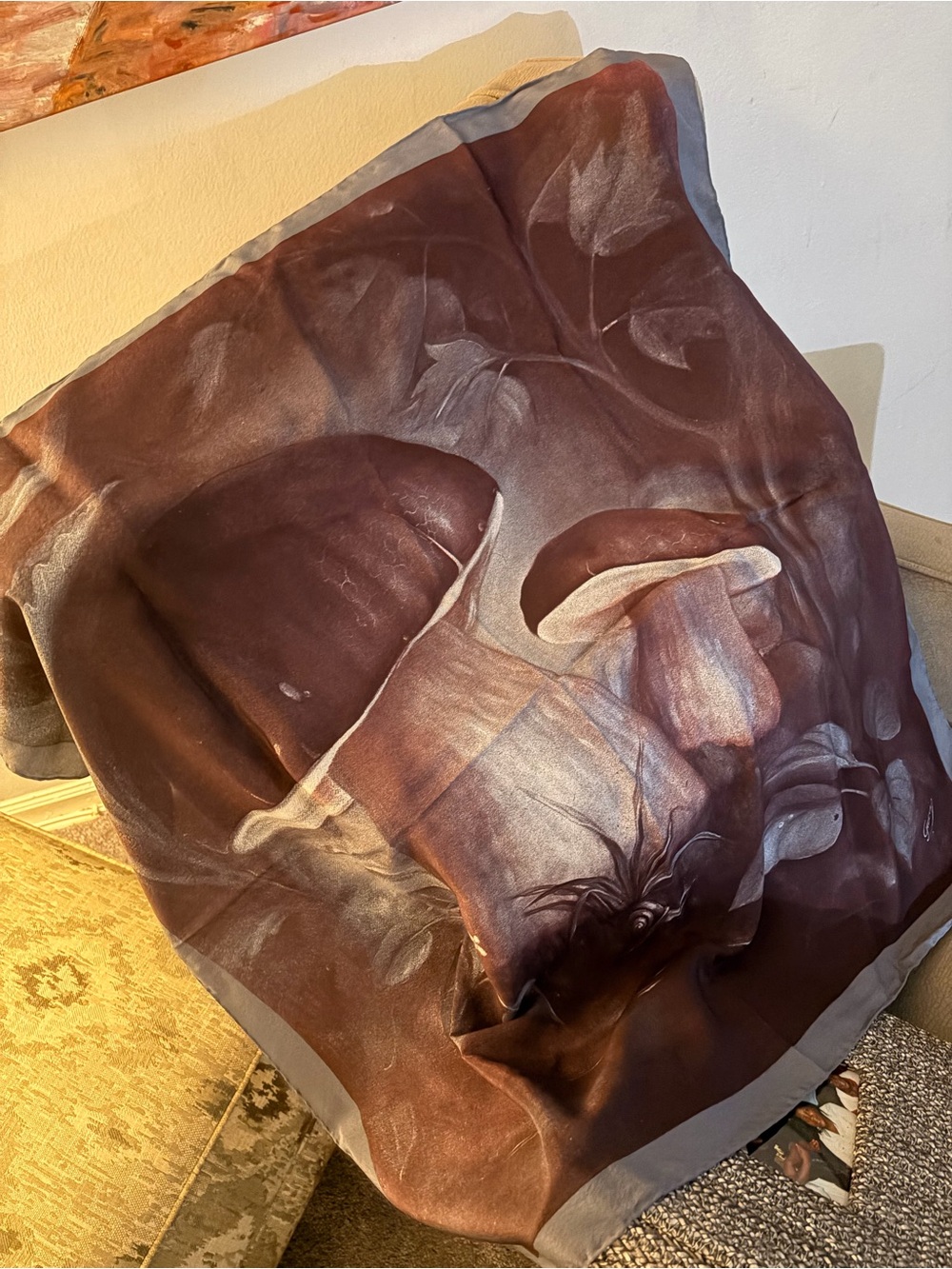 Gucci silk scarf